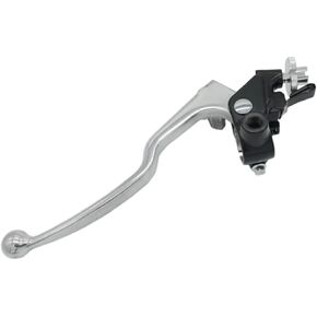 22mm 7/8" Handlebar Motorcycle Clutch Lever Assembly with Mirror Base Mount Compatible with Yamaha FZ1 FZ6 FZ-07 FZ8 FZ-10 MT-07 MT-09 MT-10 XSR700 XJ6 XJR400