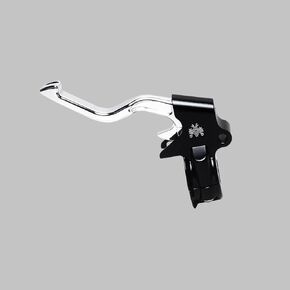 Chrome Clutch Brake and Shift Lever Controls ، مقبض السحب السهل ، متوافق مع Harley Davidson Softail 2018-2025