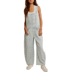 Free People womens Good Luck Stripe Overall