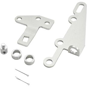 35498 Bracket and Lever Kit Automatic Transmission Shifter Cable Bracket Kit Replacement for Turbo TH250 TH350 TH400 200-4R 700R4 4L60E 4L80E 4L85E 4L60