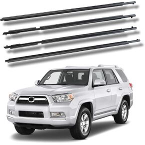 Rear Tailgate Liftgate Trunk Hatch Car Outer Door Window Moulding Sweep Felt Trim Seal Weather Stripping Compatible with Toyota 4Runner 2003-2009 Replace 68290-35031
