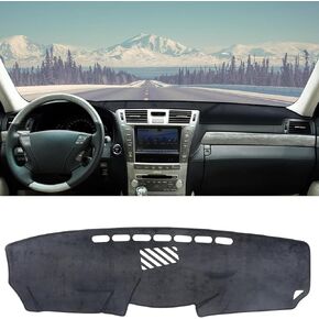Flannel Dash Cover Dashboard Mat Custom Fit for Lexus IS250 IS350 2006 2007 2008 2009 2010 2011 2012 2013 Accessories Dash Mat Pad Carpet Protector Black
