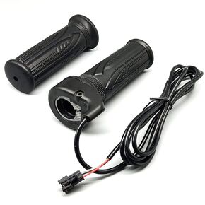 مسرع دراجة نارية كهربائية اليد اليمنى تويست تويست تويستل Ebike Throttle متوافق 12V-72V مناسبة لـ 500W 1000W 1500W محرك محرك (قابس جديد 20X SM)