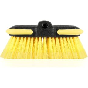 Scrub Brush Attachment for Long Handle Extension Pole,Outdoor Broom and Scrubbing Brush for Cleaning Window, Wall, House Floor, Deck, Patio, Car - Car Wash Brush 4000PSI