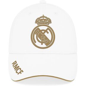 كاب ريال مدريد ، اللون الأبيض. منتج كرة القدم للبالغين. ريال مدريد قبعات. كاب ريال مدريد المرخص رسميًا. قبعة ريال مدريد.