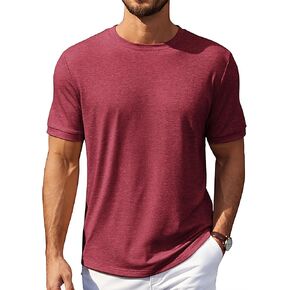 COOFANDY Men's T Shirt Short Sleeve Crew Neck T-Shirt Casual Summer Tshirt Classic Basic Tee Shirt
