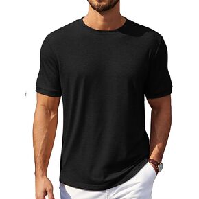 COOFANDY Men's T Shirt Short Sleeve Crew Neck T-Shirt Casual Summer Tshirt Classic Basic Tee Shirt in Saudi Arabia