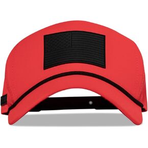American Weekender Day Day Snapback | البوليستر المعاد تدويره ، تصحيح الولايات المتحدة الأمريكية ، UPF 40+ ، قبعة رطوبة رطوبة