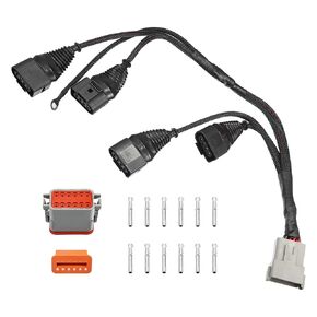 X AUTOHAUX Ignition Coil Wire Harness for Audi A4 TT for VW Beetle Golf GTI Jetta Passat 06B998018T Ignition Coil Extension Wiring Harness Ignition Coil Pigtail Connector End w/DT Connectors
