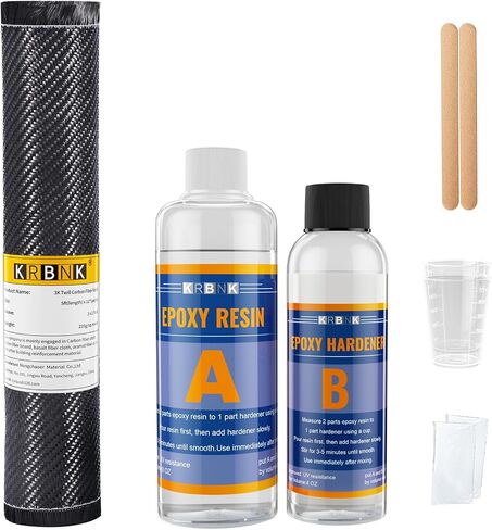 10ft x 12" Carbon Fiber Cloth Roll,3K/220g Carbon Fiber Fabric, 2x2 Twill Weave Carbon Fiber Sheet for DIY Repair Cars Furniture (10ft) in Saudi Arabia