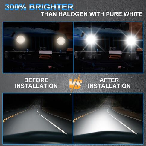 7 بوصة LED الزجاج المصباح الدائري جولة العدسة ، LED هالوجين عالية ومنخفض شعاع مصباح المصباح التحويل مصباح التحويل ، 2 أجهزة كمبيوتر صافية 7 بوصة مستديرة المصباح مغلق الزجاج الإسكان in Kuwait