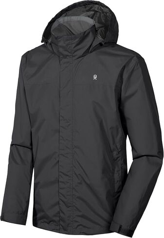 Little Donkey Andy Men's Waterproof Rain Jacket Outdoor Lightweight Rain Shell Coat for Hiking,Golf,Travel in Saudi Arabia
