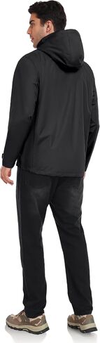 Little Donkey Andy Men's Waterproof Rain Jacket Outdoor Lightweight Rain Shell Coat for Hiking,Golf,Travel in Saudi Arabia