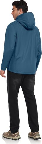 Little Donkey Andy Men's Waterproof Rain Jacket Outdoor Lightweight Rain Shell Coat for Hiking,Golf,Travel in Saudi Arabia