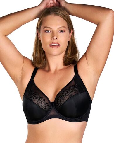 HSIA Minimizer Bras for Women, Full Coverage Embroidered Bras Plus Size Bra for Heavy Breasts Unlined Bra with Underwire in Saudi Arabia