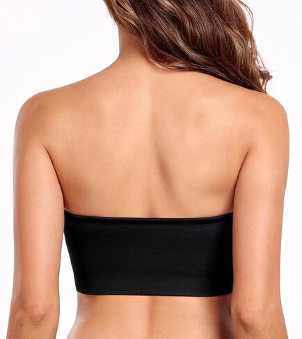 HACI Strapless Bra No Underwire Padded Seamless Wireless Multi-Way Everyday Bandeau Tube Top for Women in Kuwait