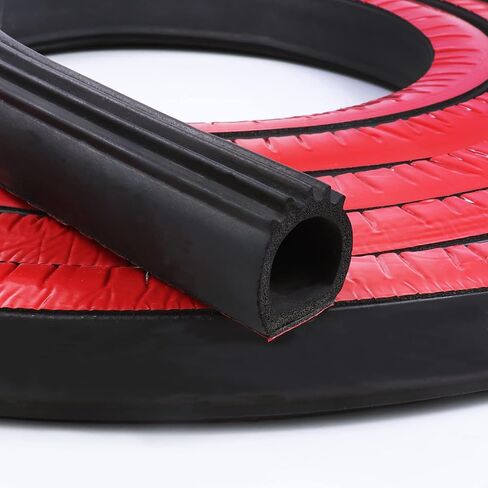 D Shape Door Rubber Seal Strip,1" RV Slide Out Seal Self-Adhesive EPDM Rubber,Heavy Duty Automotive Weather Stripping for Fill Gaps,Apply to Car,Truck,RV,Boat and Home Application (6ft) in Saudi Arabia