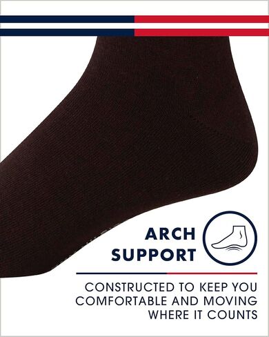 Tommy Hilfiger Mens Dress Socks-8 Pack Stylish Crew Socks for Men ، Treatable ، Wicking and Respressable ، Size 7-12 in Saudi Arabia