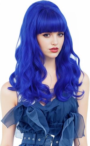Rugelyss Long Wavy Blonde Wig with Bang Big Bouffant Beehive Wigs for Women fits 80s Costume or Halloween Party in Saudi Arabia