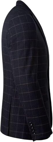 Men Suit Plaid Mens Slim Fit Formal Wedding 2 Buttons 3 Piece Suit Set Mens Prom Business Blazer Jacket Vest Pants in Kuwait