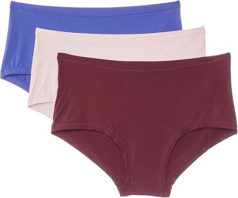 hanky panky YourFit Boyshort - One Size Sexy Lingerie for Women, Boyshorts Underwear, Comfy Panties 3-Pack, Fit XS-XL (2-14) in Saudi Arabia