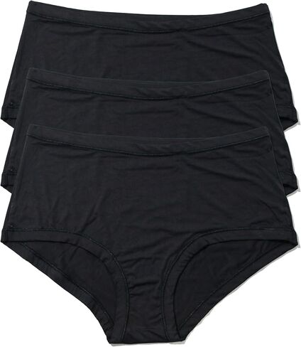Hanky ​​panky yourfit boyshort-أحادي حجم الملابس الداخلية المثيرة للنساء ، والملابس الداخلية boyshorts ، سراويل مريحة 3 عبوات ، fit xs-xl (2-14) in Saudi Arabia