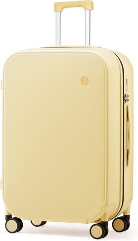 عجلات SPINNER MIXI DISTCASE فحصت أمتعة أمتعة خفيفة الوزن على أجهزة الكمبيوتر الشخصي مع الغطاء وقفل TSA للسفر التجاري ، 24INCH ، LARK YERDY in Kuwait