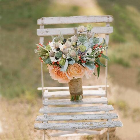 Artificial Bud Flower, Simulation Grass Plant, Paper, Environmental Protection, with Countryside, Vintage Style, DIY, can be Used with Four Seasons Decoration (Pinkish Green 04, XH) in Kuwait