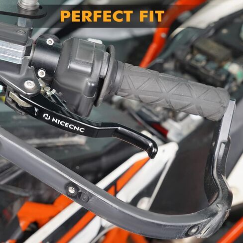 Aluminum Shorty Clutch Lever Handle Clutch Lever Compatible with 690 Enduro R/SMC R 2014-2023, Compatible with Husqvarna 701 Super Moto and Enduro 2016-2023, 700 SM/ES Accessories, Black in Saudi Arabia