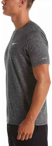 تي شيرت السباحة Dri-FIT UPF 40+ Hydroguard للرجال من Nike (US، Alpha، Large، Regular، Regular، White) in Saudi Arabia