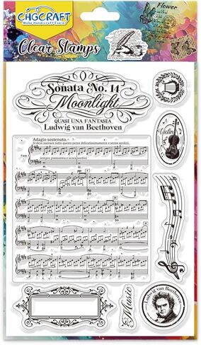 CHGCRAFT Silicone Clear Stamps Butterflies Flowers Custom Stamp for DIY Scrapbooking Photo Album Decorative Cards Making Stamps for Holiday Card Making Album Crafts in Kuwait