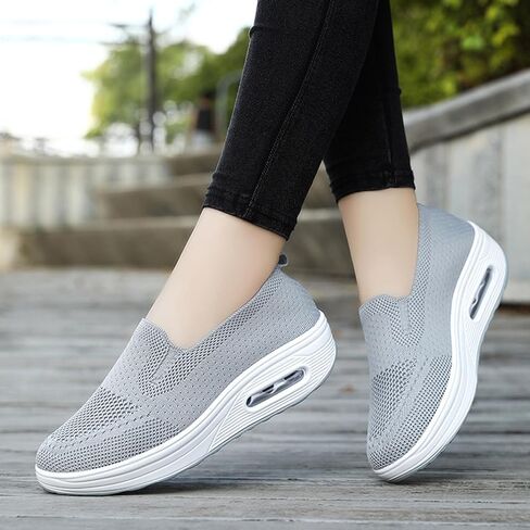 Women's Breathable Orthopedic Air Cushion Sneakers for Comfortable Casual Walking Shoes in Saudi Arabia