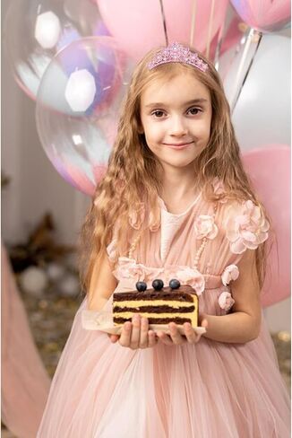 3 Pcs Pink Princess Tiaras for Girls - Mini Crowns & Toddler Tiaras in Kuwait