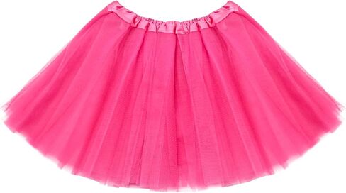 Tutu for Toddler Girls 3 Layers Tulle Tutu Skirt for Kids Age 4-14 Tutus for Dance Ballet Costume Dress Halloween Tutu in Saudi Arabia