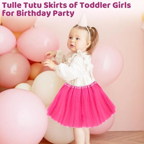 Tutu for Toddler Girls 3 Layers Tulle Tutu Skirt for Kids Age 4-14 Tutus for Dance Ballet Costume Dress Halloween Tutu in Saudi Arabia
