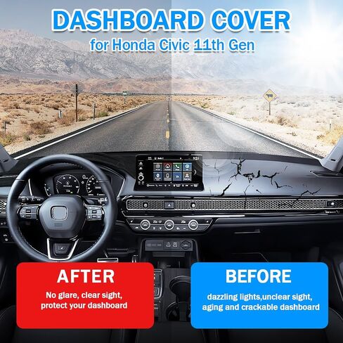 Dash Cover Compatible with Subaru Crosstrek Accessories 2024, Dash mat Dashboard Cover Compatible with Crosstrek,No Glare Anti-Slip and Sunshade Protector in Kuwait