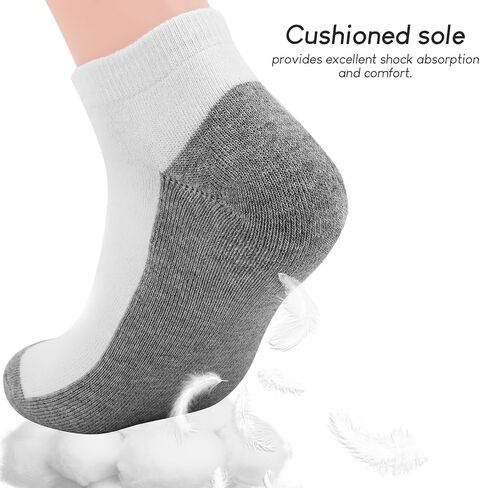 Kodal Copper Ankle Socks for Men with Cushion Womens Low Cut Socks Odor Control in Saudi Arabia