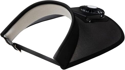 Sun Visor Hats with Fan-Three Temp Settings-Large Area Sun Protection,Visors for Women/Men/Kids,Adjustable Elastic Buckle in Kuwait