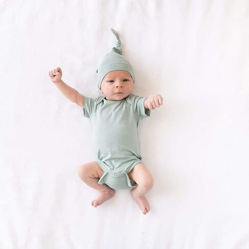 قبعة KYTE BABY للجنسين من الخيزران رايون، قبعة ناعمة معقودة، لحديثي الولادة، مقاس حكيم in Kuwait