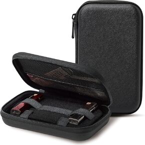 Container with 4 KS Tubes Odor resistant Bag, Stash Box For Travel, Fit in Pocket and Gift for Friends (Black)