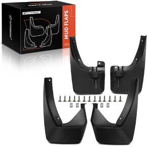 A-Premium Set of 4PCS Mud Flaps Splash Guards Mudflaps Mudguards with Hardware Kits Compatible with Honda Ridgeline 2006-2014, Front & Rear (Driver and Passenger Side)