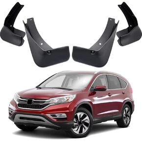 1Set Car Mudguard Fender Mud Flaps Splash Guard متوافق مع 2012-2016 Honda CRV CR-V