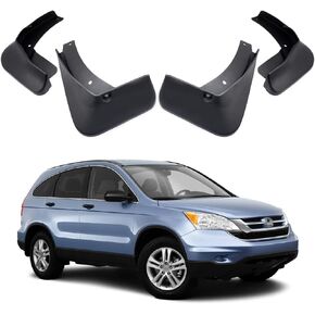 1Set Car Mudguard Fender Mud Flaps Splash Guard متوافق مع 2007-2011 Honda CRV CR-V