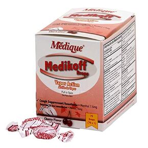 Medique Medikoff Drops, Cherry Flavor, Box of 75