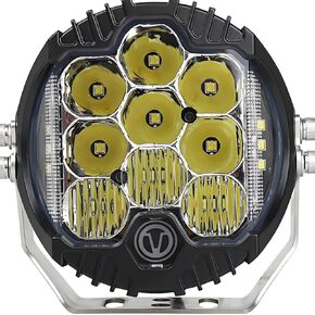 Gzminjie 5 Inch 50W Amber Yellow LED Driving Lamp, LED Work Light Bar Side Shooter Off Road Driving Light Spot Flood Combo Driving Lamp IP67 Waterproof Fog Light for Truck ATV SUV Car, Pack of 1