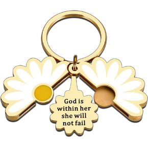 Christian Gifts for Women Confirmation Baptism First Communion Gifts for Girls Religious Gift Easter Basket Stuffers Bible Verse Keychain Christmas Gifts for Women White Elephant Gifts for Adults