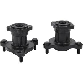 2pcs Front Brake Wheel Rim Hubs, kart parts wheels, 17mm 20mm kart front wheel hub With 3 Bearing Bolts, for 110cc ATV Quad Kart Bike