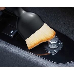 Car Interior Air Vent Cleaning Brush, Soft Bristle Detailing Tool, Crevice Duster