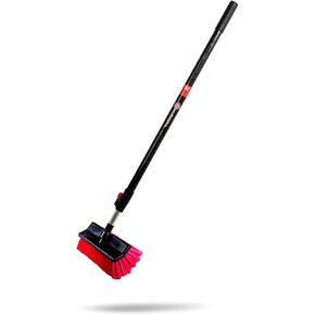 Adam's Truck Brush (3-6ft) - Adjustable Car Cleaning Brush & Pole Combo with Long Handle for Washing & Detailing Your Automotive Vehicle, RV, Truck or Boat