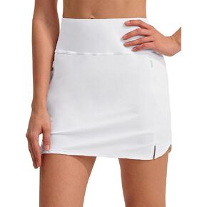 KPSUN Women's Swim Skirt with Pockets Tummy Control Bathing Suit Bottoms High Waisted Stretchy Athletic Swimsuit Skirts 2025